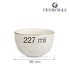 Cukiernica, Ø98 mm, 227 ml | CHURCHILL, Stonecast Barley White