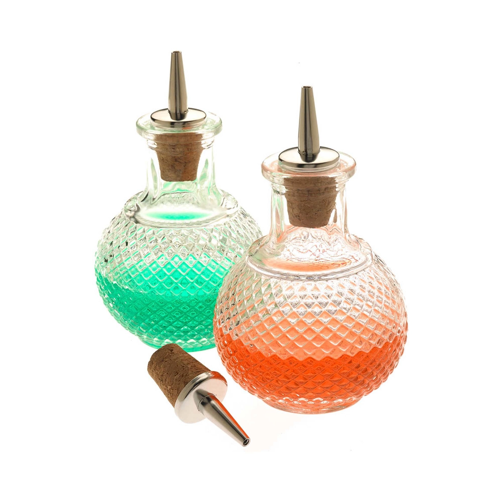 Nalewak z naturalnym korkiem, zestaw 3 szt. | BARFLY, M37049