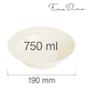 Miska, 750 ml, Ø190 mm | FINE DINE, Crema
