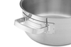 Rondel 5 l o średnicy 240 mm ze stali nierdzewnej z pokrywką | TECHNICA, Platinum Line