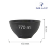 Miska, 770 ml | PORLAND, Seasons Coal