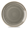 Talerz płytki, Ø324 mm | CHURCHILL, Stonecast Peppercorn Grey