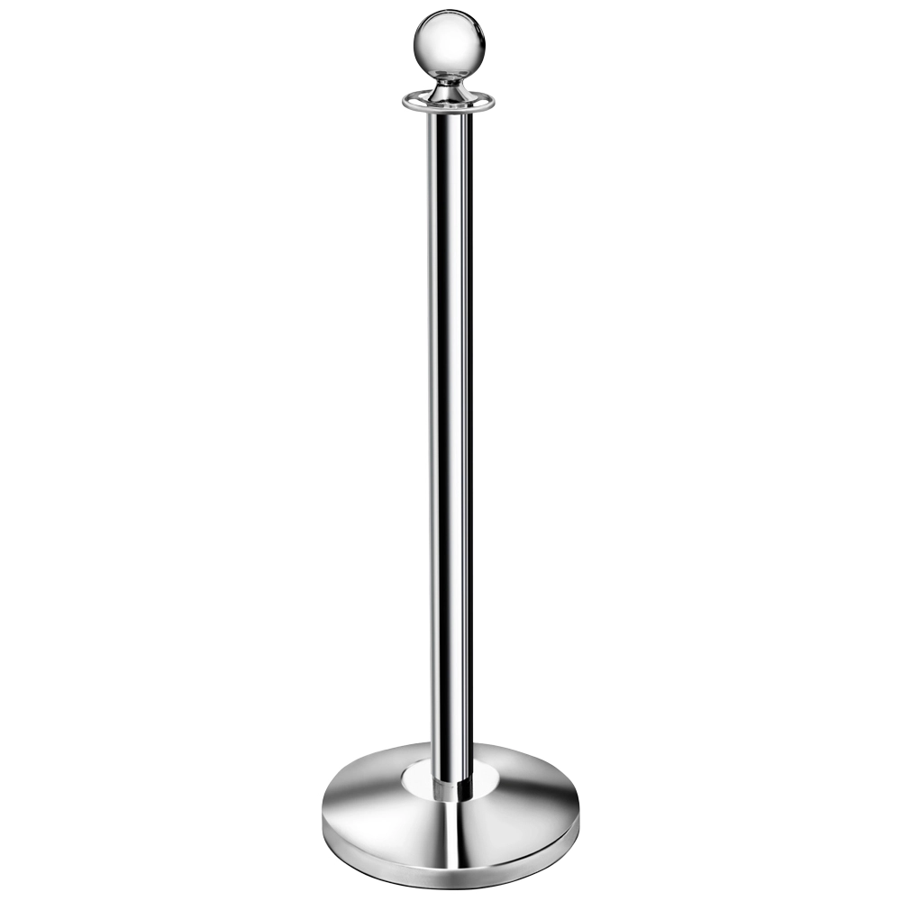 Słupek hotelowy ze stali nierdzewnej, Ø320x1000 mm | STALGAST, 689001