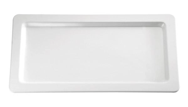 Półmisek prostokątny z melaminy GN 1/1, biały, 530×325 mm | APS, Apart