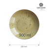 Talerz głęboki coupe, Ø230 mm, 900 ml, zielony | FINE DINE, Olive