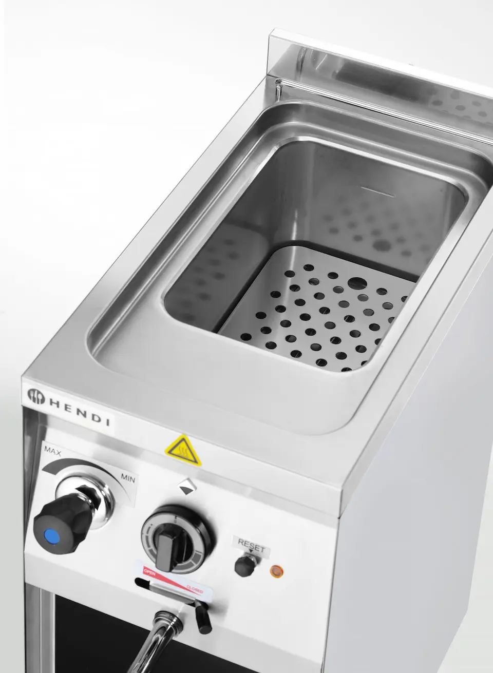 Urządzenie do gotowania makaronu i pierogów wolnostojące 10 l, 230 V, 3,5 kW, 330x600x907 mm | HENDI, 238844