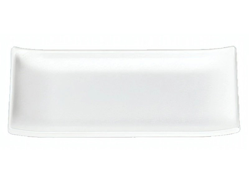 Półmisek prostokątny z melaminy 225x95, biały | APS, Zen