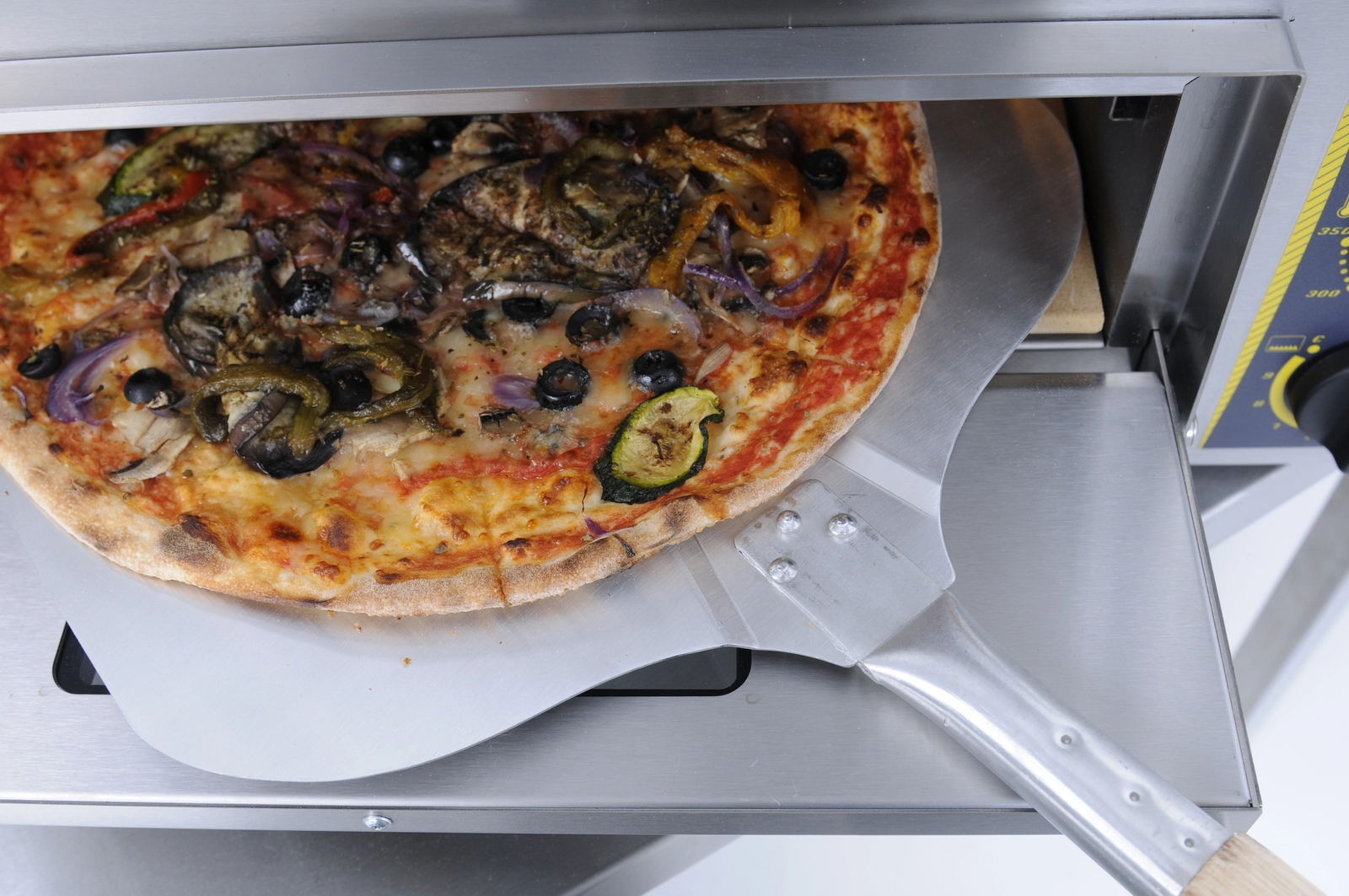 Łopata do pizzy z drewnianym uchwytem 300x260x1000 mm | STALGAST, 564102
