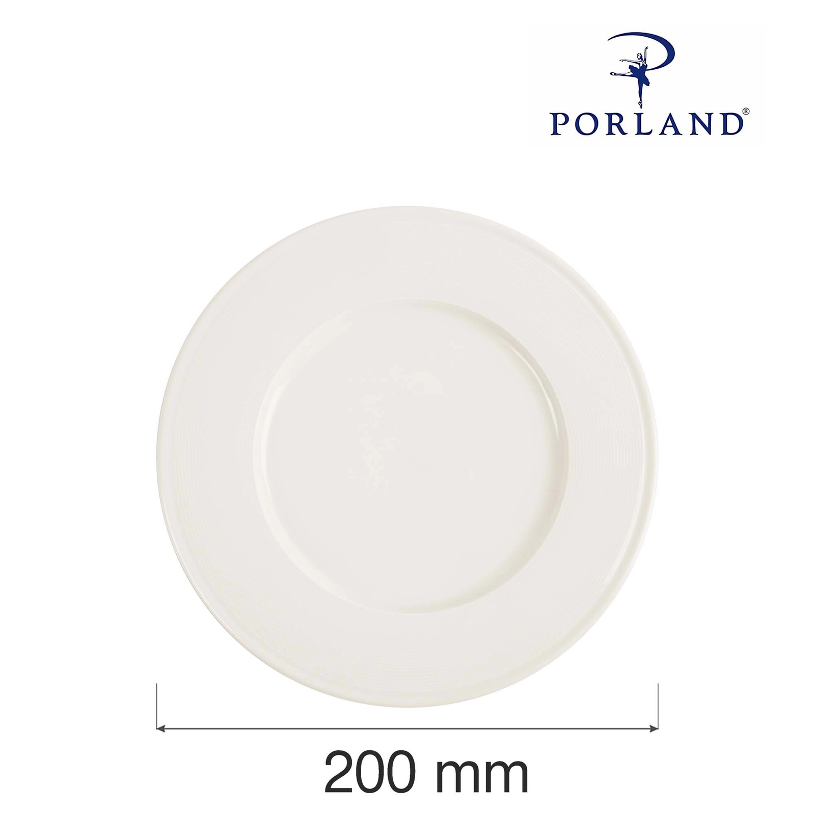 Talerz płytki, Ø200 mm | PORLAND, Line