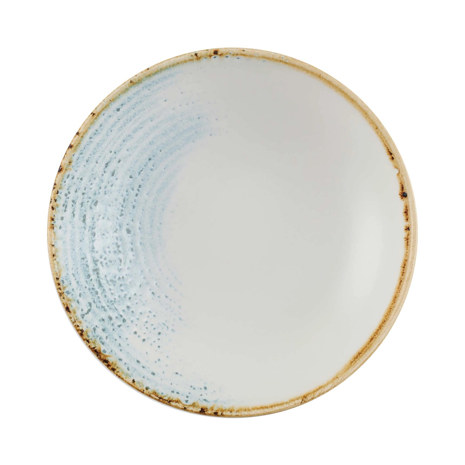 Miska coupe Homespun Accents Aquamarine, Ø182 mm | CHURCHILL, HOMESPUN ACCENTS AQUAMARINE