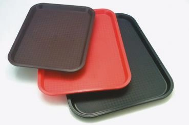 Taca GN 1/1, 530x325 mm, brązowa, z polipropylenu | APS, Fast Food