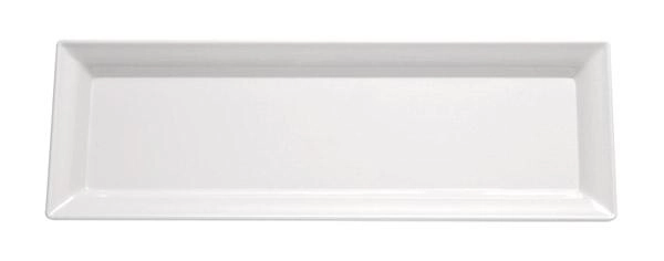 Półmisek prostokątny z melaminy 530×180 mm, biały | APS, Pure