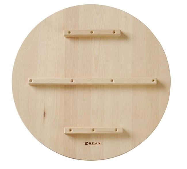 Deska do serwowania pizzy, drewniana, ⌀500 mm | HENDI, 505588