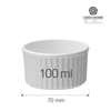 Ramekin, Ø70 mm, 100 ml, biały | FINE DINE, Nordic