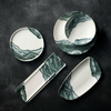 Taca porcelanowa, 300×90 mm, kremowa | CHURCHILL, Tide Black