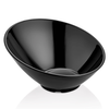 Miska skośna z melaminy, czarna, 262×138 mm | FINE DINE, Melamina