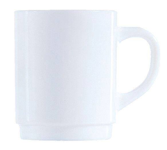 Kubek z porcelany, 250 ml, biały, zestaw 6 szt. | ARCOROC, Restaurant