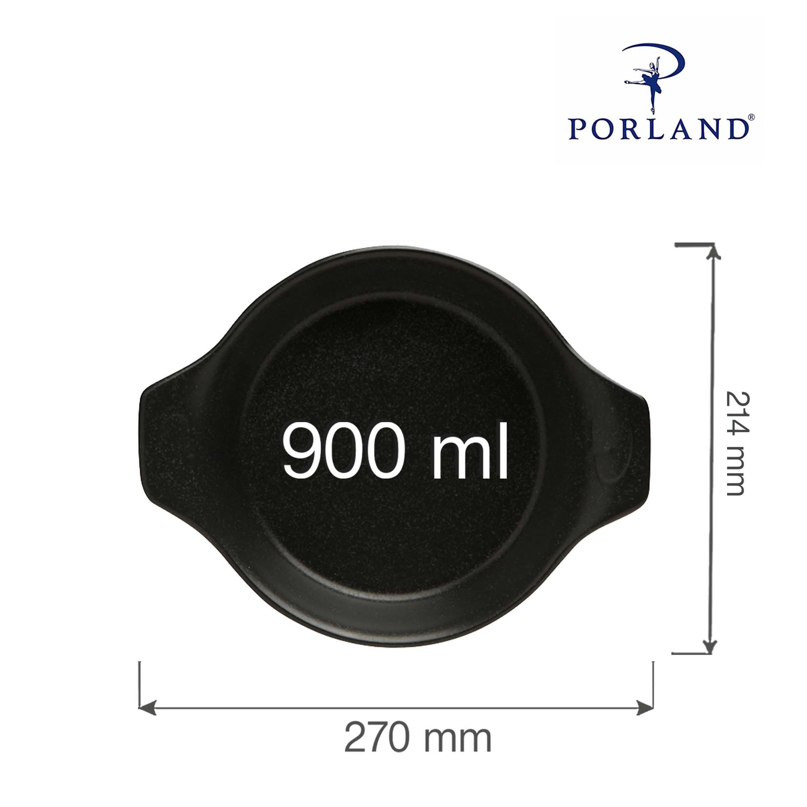 Naczynie do zapiekania, Ø210 mm | PORLAND, Seasons Coal