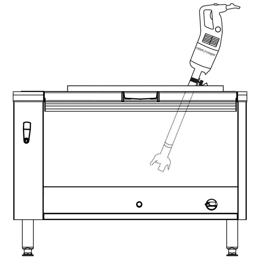 Mikser ręczny 363 mm, 230 V, 0.44 kW | ROBOT COUPE, MP 350 V.V.