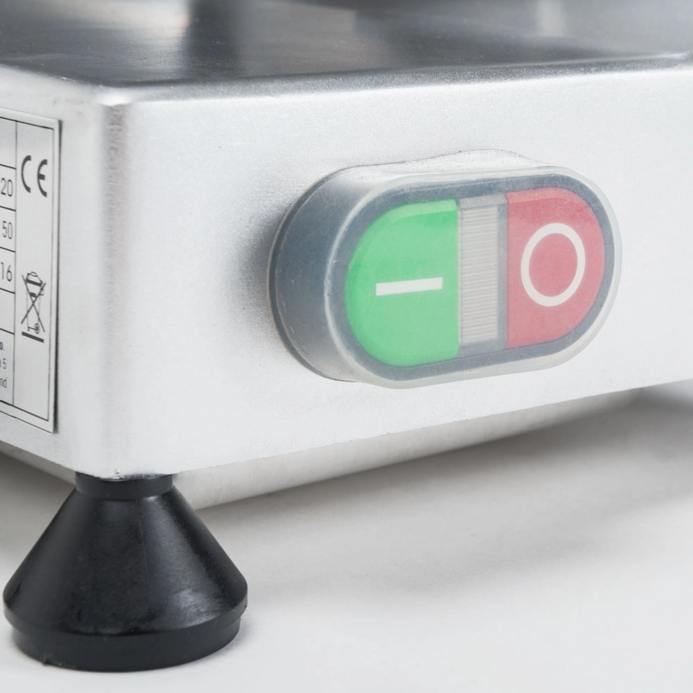 Krajalnica do wędlin i serów z powłoką nieprzywierającą, nóż Ø220 mm, 0.32 kW, 380x440x340 mm | STALGAST, 722221