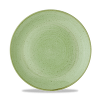 Talerz płytki coupe, Ø260 mm | CHURCHILL, Stonecast Sage Green