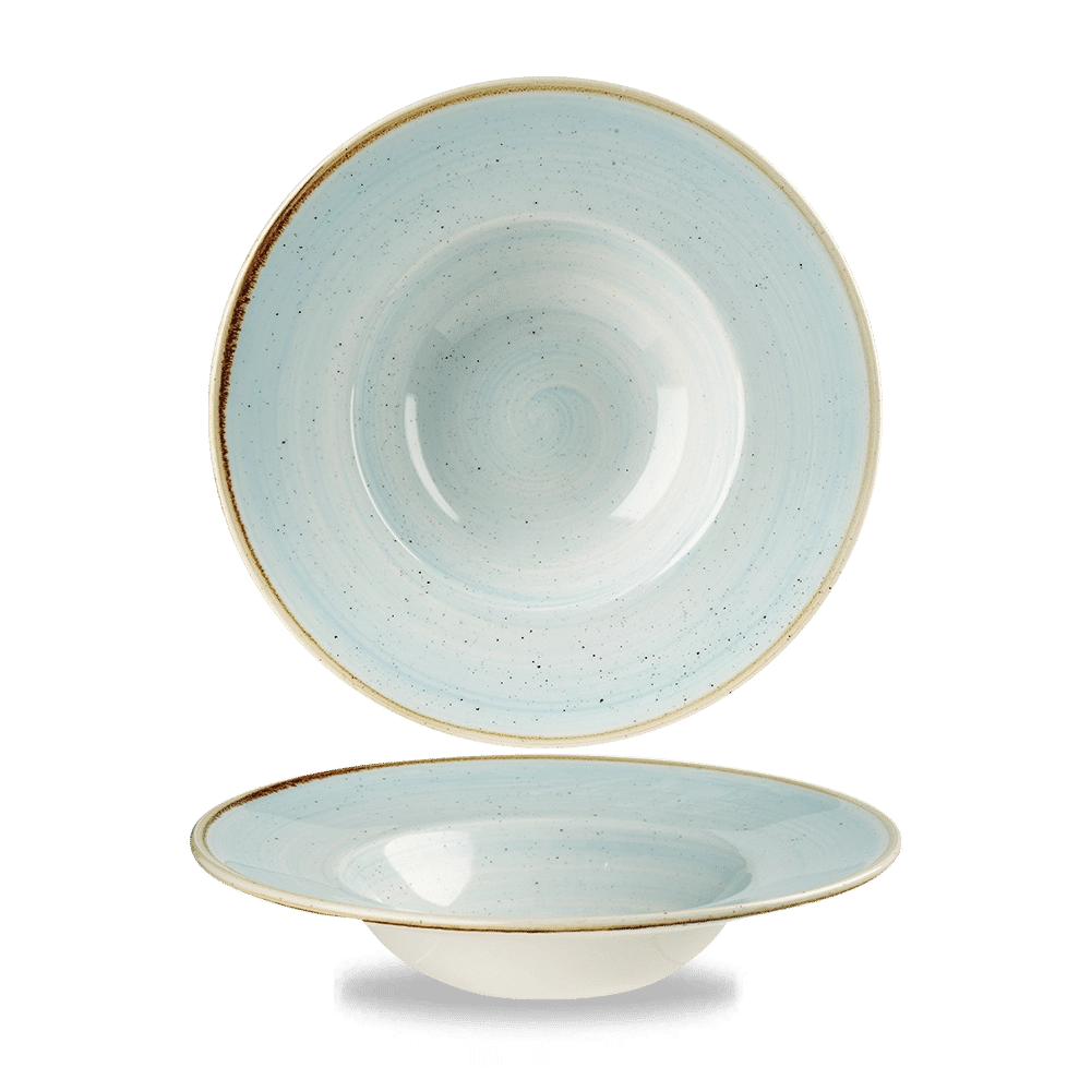 Talerz głęboki, Ø240 mm | CHURCHILL, Stonecast Duck Egg Blue
