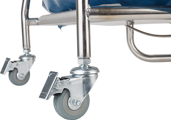 Stelaż na worek na śmieci 120 l z pedałem i kółkami | APS, 00580