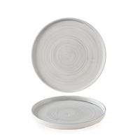 Talerz z wysokim rantem, Ø160 mm, szary | CHURCHILL, Stonecast Canvas Grey