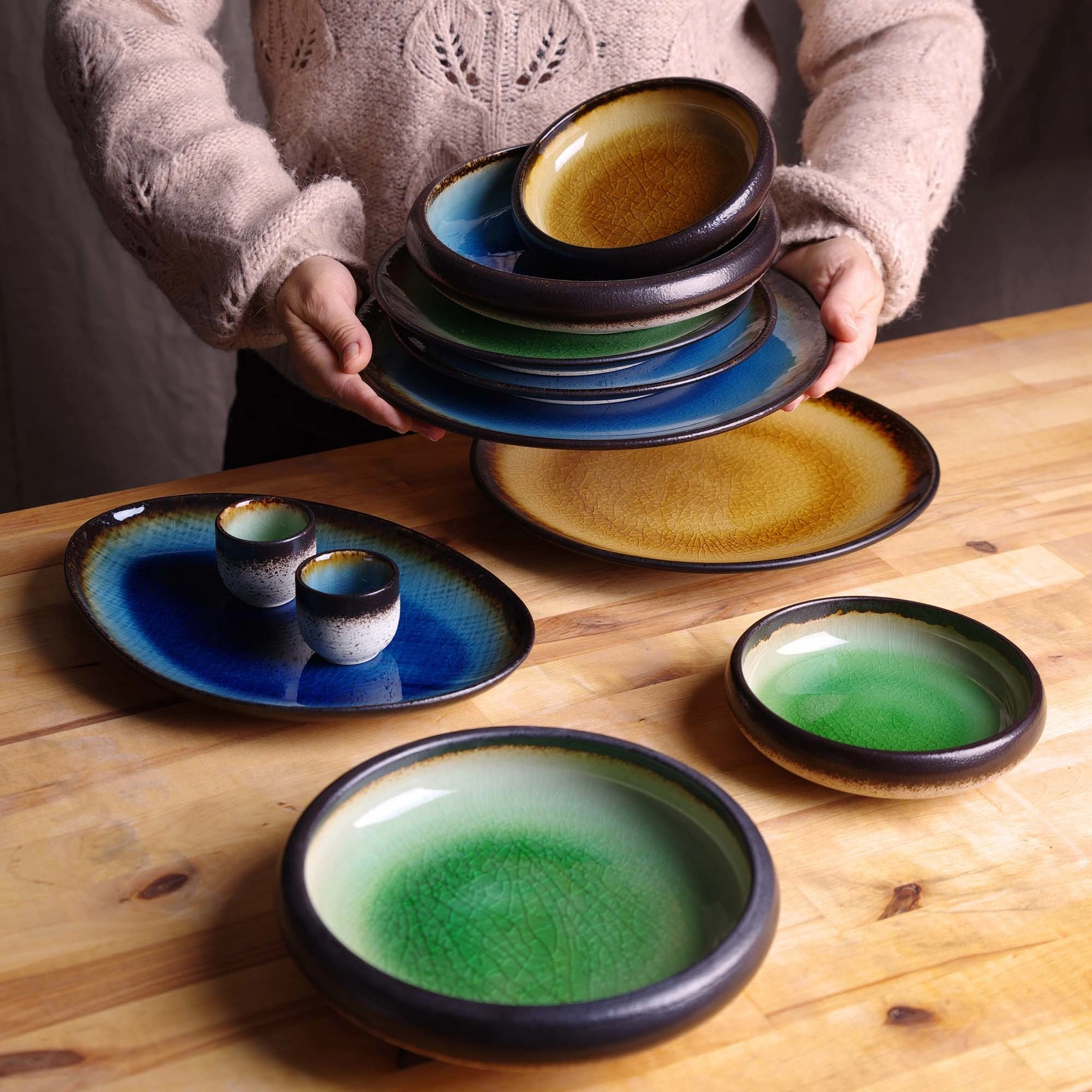 Półmisek, 272×150 mm, zielony | FINE DINE, Beryl