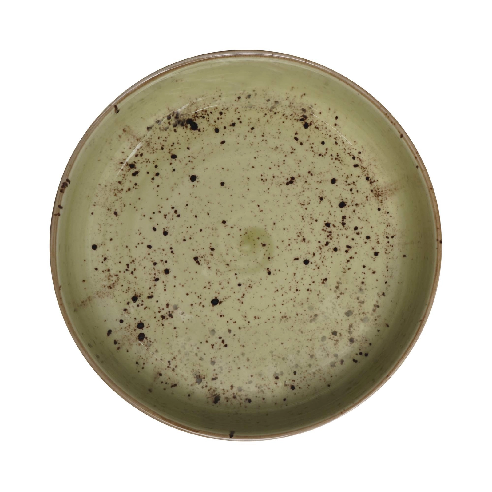 Miska płytka, Ø200 mm, zielona | FINE DINE, Olive