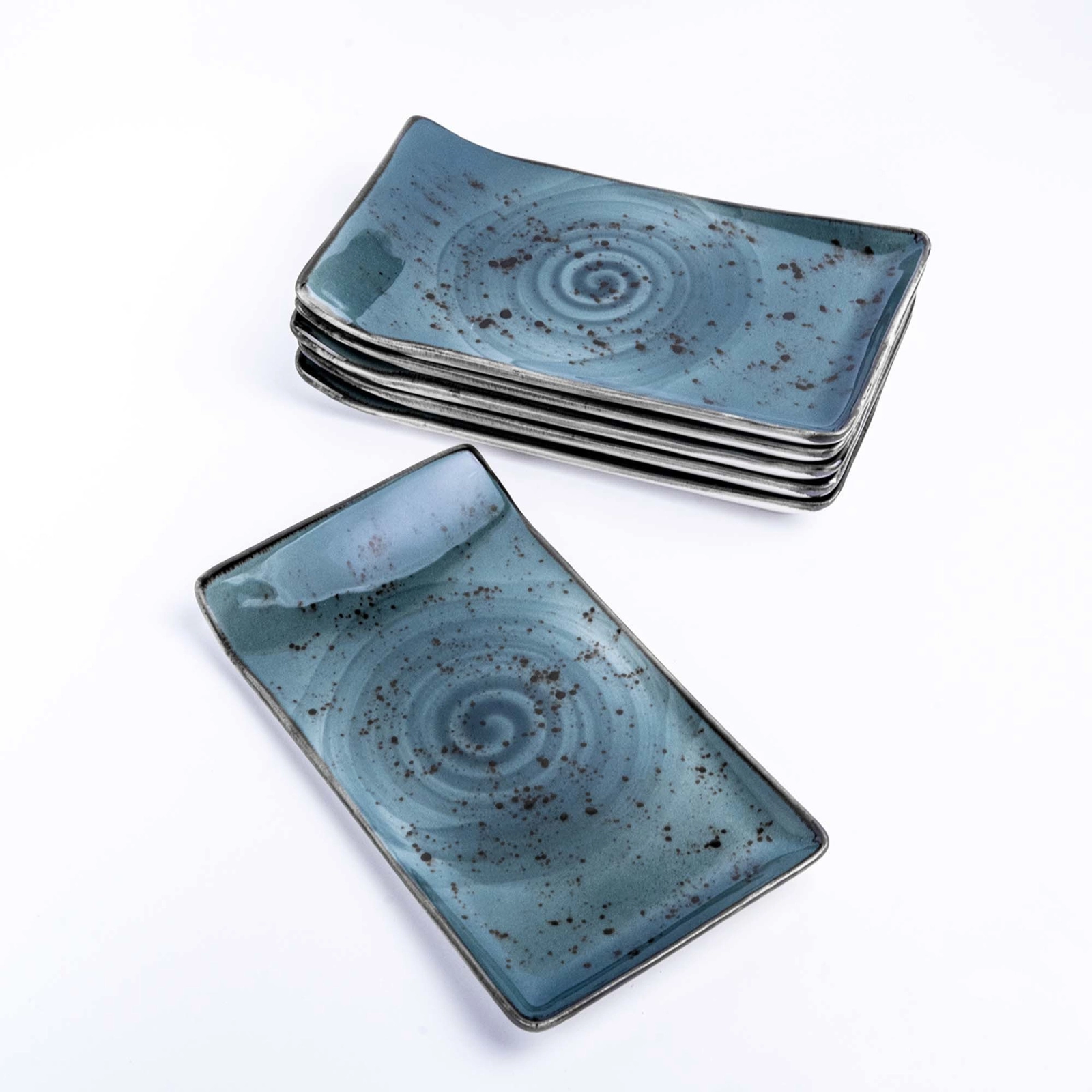 Talerz serwingowy, 215x180 mm, szary | FINE DINE, Arando