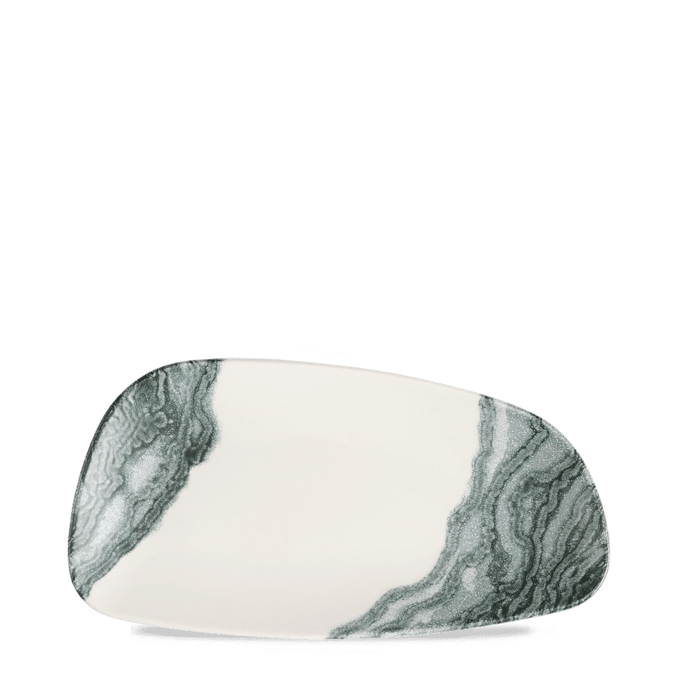 Talerz Geo szefa kuchni, 300×155 mm | CHURCHILL, Tide Black