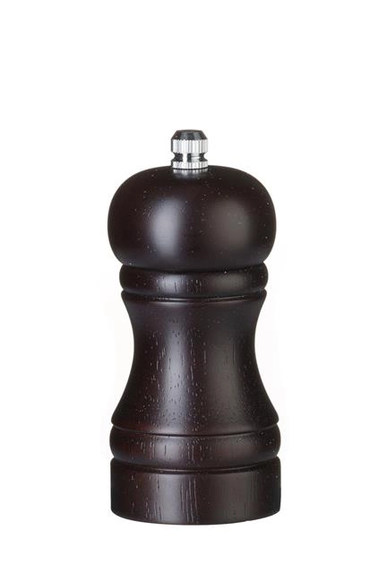 Młynek do soli drewniany, ciemne drewno, ø50x113 mm | HENDI, 469774