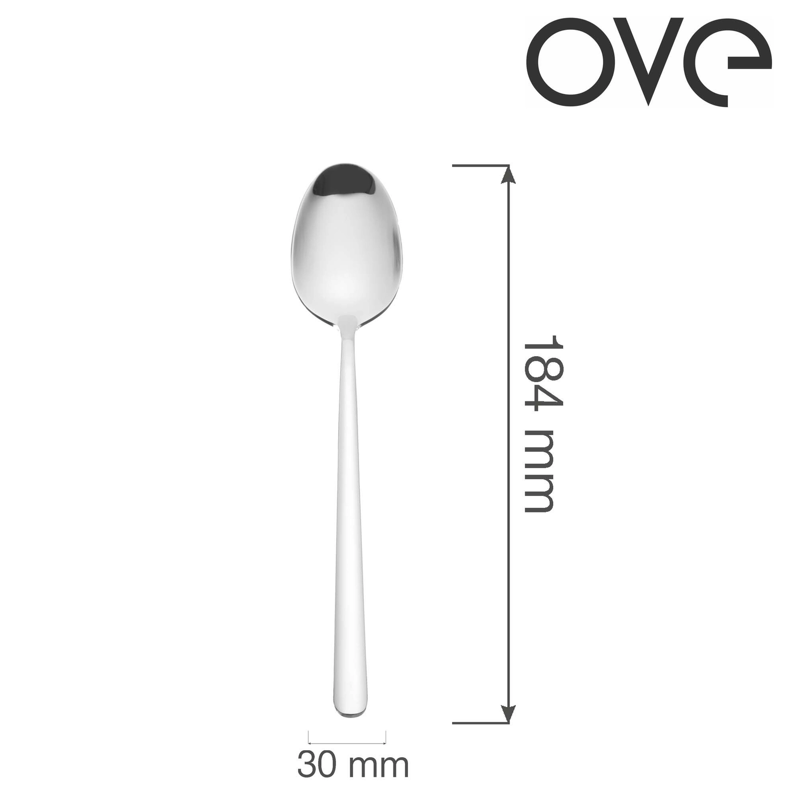 Łyżka deserowa, 184 mm | OVE, Amarone