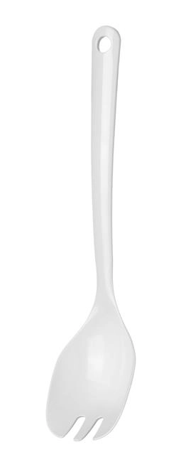 Widelec do sałatek, biały, 305x65 mm | HENDI, 564004
