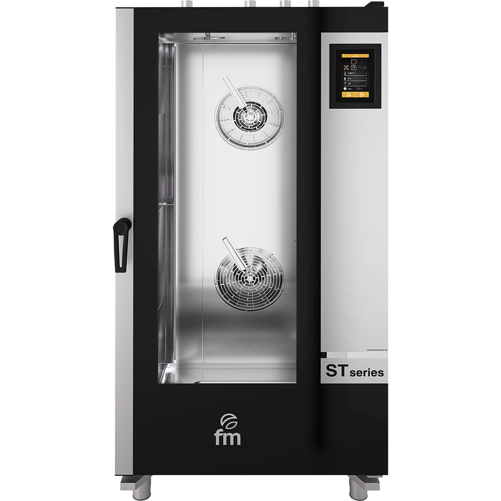 Piec konwekcyjno-parowy gazowy, dotykowy, 16x600x400, 28 kW, 885x1090x1900 mm | FM INDUSTRIAL, ST-Bakery-Big