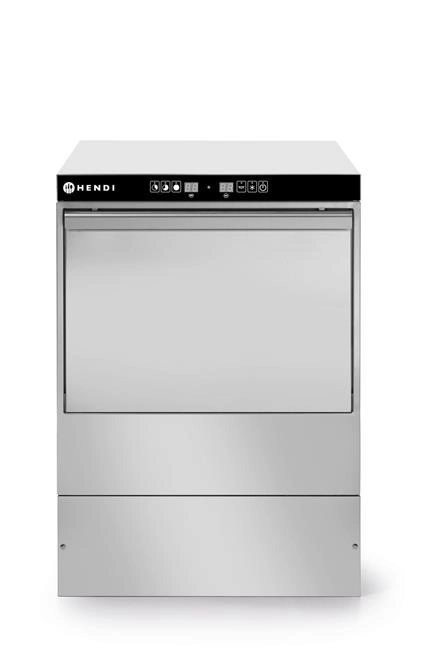 Zmywarka do szkła 400x400 mm, sterowana elektronicznie, 230 V, 2,8 kW, 472x566x705 mm | HENDI, 230268