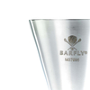 Jigger – miarka barmańska Slim Style, 30/60 ml, ze stali nierdzewnej ze złotą obwódką | BARFLY, M37096