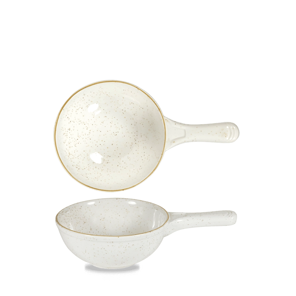 Patelnia głęboka, Ø250 mm, 600 ml | CHURCHILL, Stonecast Barley White