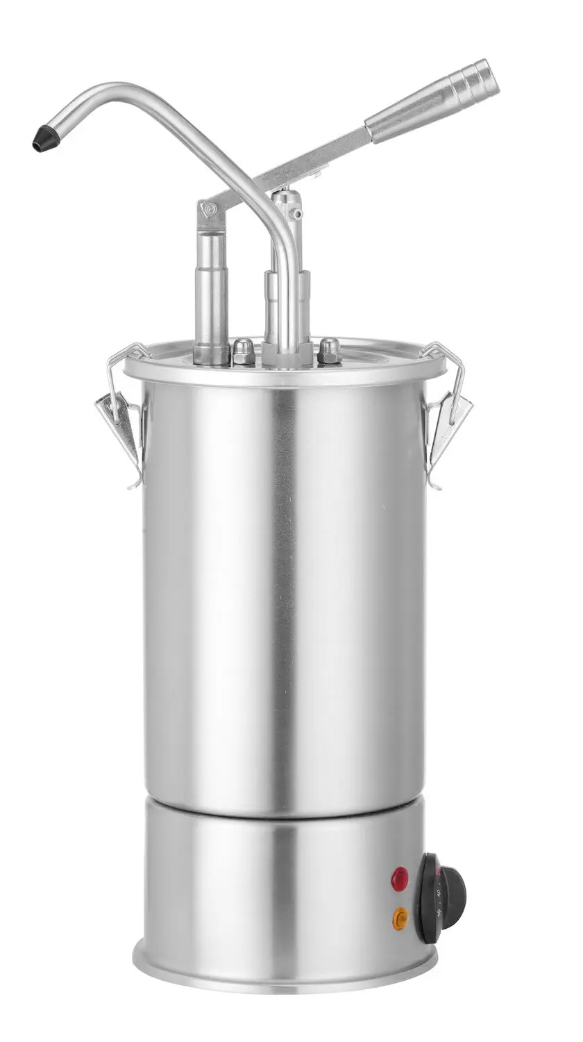 Podgrzewacz do sosów z dyspenserem, 3 l, 230 V, 0,9 kW, 300x212x502 mm | HENDI, 558126