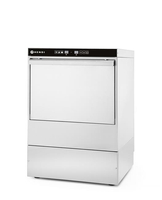 Zmywarka do naczyń 500x500 mm, sterowana elektronicznie, 400 V, 6,6 kW, 576x645x837 mm | HENDI, 231753