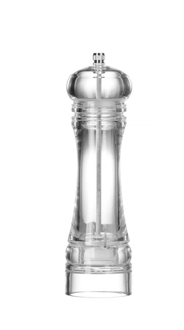 Młynek do pieprzu akrylowy, ø60x215 mm | HENDI, 469668