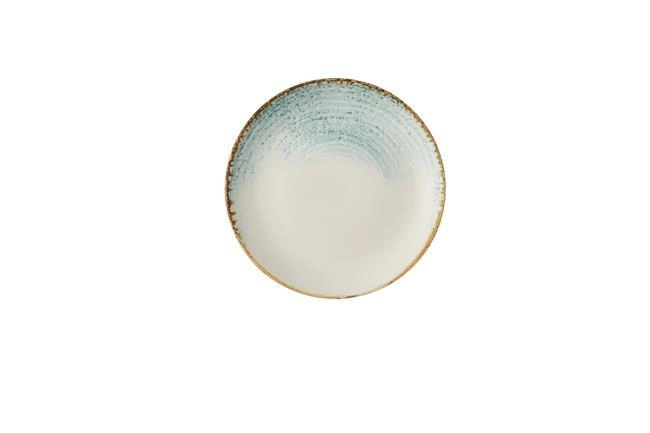 Talerz płytki Homespun Accents Aquamarine, Ø217 mm | CHURCHILL, HOMESPUN ACCENTS AQUAMARINE