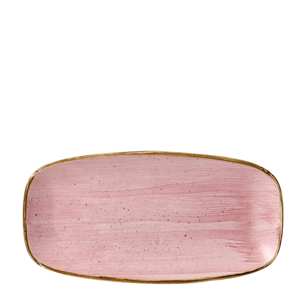 Talerz prostokątny, 298x153 mm | CHURCHILL, Stonecast Petal Pink