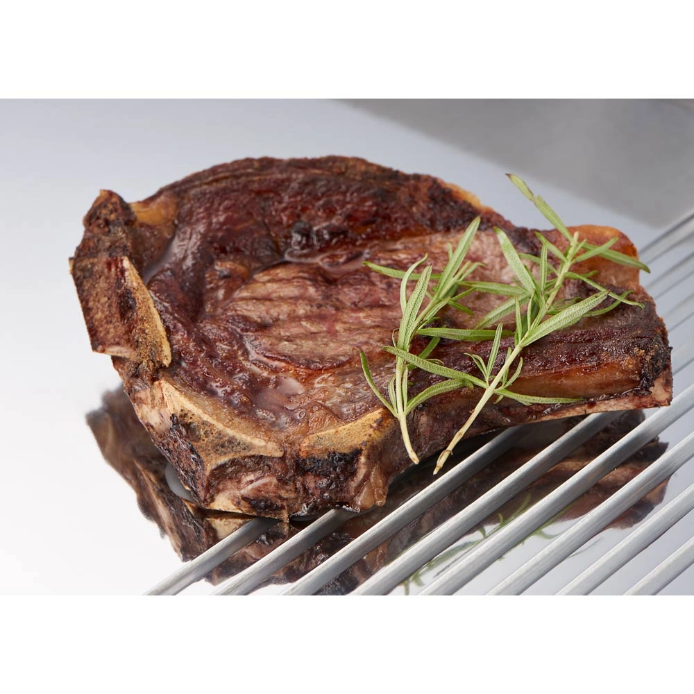 Płyta grillowa 2/3 gładka, 1/3 ryflowana, 3.5 kW, 230 V, 720x460x240 mm | CATERINA, 745104