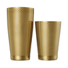 Shaker Tin Tin Diamond Lattice, złoty, 830/530 ml | BARFLY, M37200GD