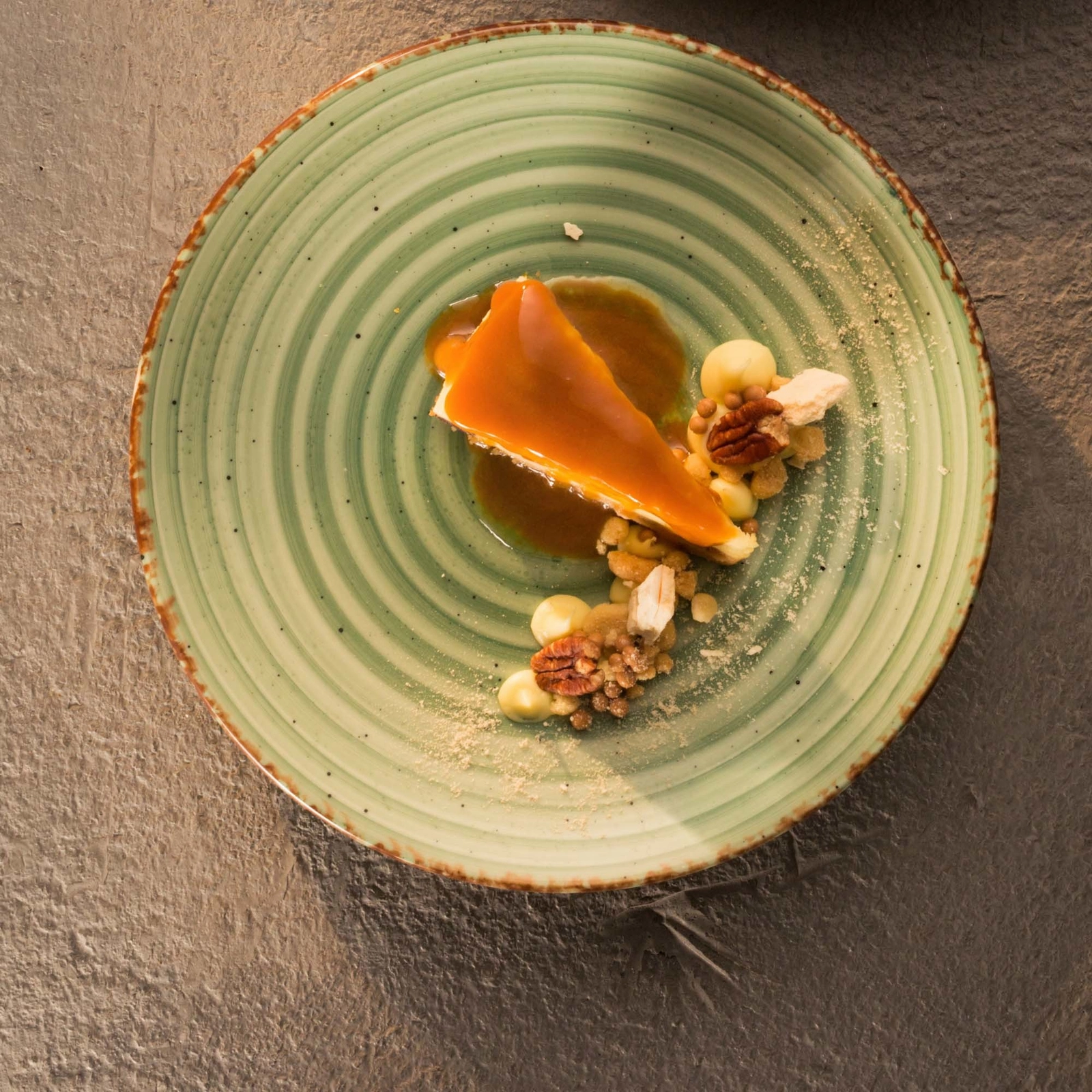 Talerz płytki, Ø270 mm, zielony | FINE DINE, Nefryt