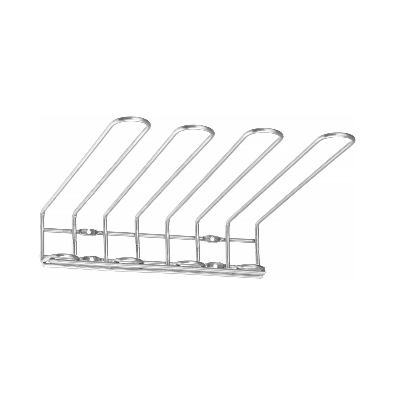 Wieszak na kieliszki, 350×293×50 mm, srebrny | BAR UP, 596500