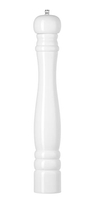 Młynek do soli drewniany, biały, ø65x415 mm | HENDI, 469583