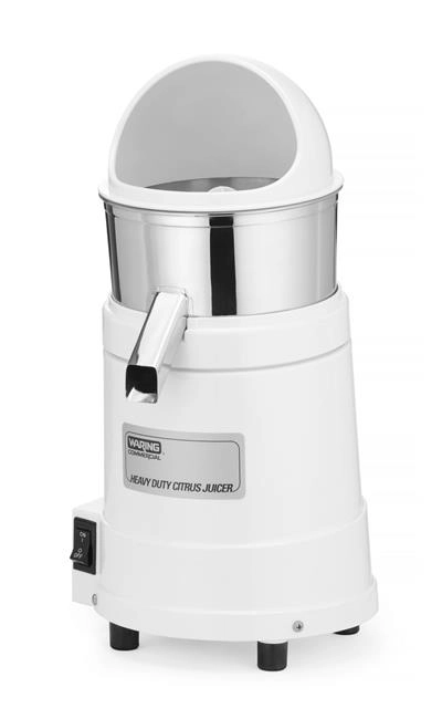 Elektryczna wyciskarka do cytrusów z osłoną, 230V, 0,375 kW, biała, 254x254x495 mm | WARING, JX40CE